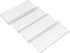 Yieach 4 Pack 11'' 22'' Adjustable In Drawer Spice Organizer - Expandable From to - Acrylic Drawer Seasoning
