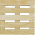 Creative Hobbies 6-Pack Mini Wood Pallet Coasters for Beverages, 4" x 4" x 11/16" DIY Crafts