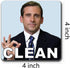 Michael Scott Prison Mike Dishwasher Magnet, Clean Dirty Sign Sticker, Double-Sided Flip with Metal Plate