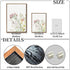 Set 3, 12 16 Inch MTFBWY Wildflower Framed Canvas Wall Art of Nursery Floral Botanical Watercolor Prints, Lightweight