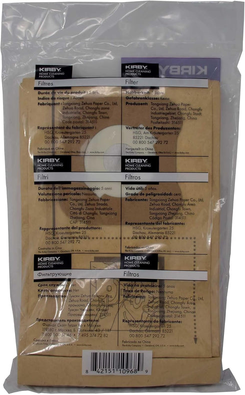 Kirby Vac Bags (9 Count) for Models G4, G5, and Gsix
