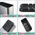 Kitchen Utensil Holder for Counter Organizer, Stainless Steel 4 Compartments Storage Caddy for Cooking