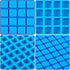 JOERSH Square Silicone Candy Molds, 252 Cavity for Hard Candy, Gummy, Chocolate, Caramels, Ice Cubes