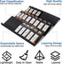 Expandable Spice Drawer Rack Organizer Insert for Kitchen Cabinet, Multi Tier Adjustable Spice Storage Shelf, Pack of 6
