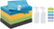 CLICK CLEAN Microfiber Cleaning Cloths, 12-Pack, 12" x 16", Includes 2 Free Bottles and 10 Labels for Cleaning