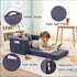 2-in-1 Tiita Kids Sofa, Kid Chairs, Convertible Children Couch to Lounger, Flip Out Kids Chair, Toddler Armrest Chair
