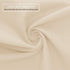 Nestl Cream Soft Pillow Shams Set of 2 - Double Brushed Microfiber Pillow Covers with 1.5” Decorative Flange, Standard