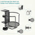 2-in-1 Cups/Bottles/Mugs/Cans/Tumblers/Thermoses/Glass,1Pack Desk Cup Holder with Headphone Hanger,Anti-Spill Table
