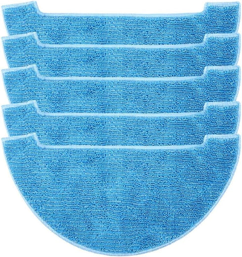 5pcs Mop Cloth for ILIFE V8s/V80 Max/V8 Plus/V3x Robotic Vacuum Cleaner, Mop Pads for ILIFE Robot Vacuum
