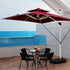 Wind Stabilizer Straps for Large Outdoor Umbrella, Adjustable and Reusable Cantilever Parasol Straps