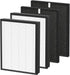 AP-B102 True HEPA Replacement Filter Set, Compatible with Alexapure Breeze AP-B102, 3-IN-1 Air Filter for Home