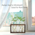 XXXFLOWER Wall Hanging Terrarium Planter with 5 Test Tubes, Indoor Plant Decor for Garden Lovers
