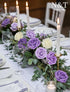 N&T NIETING 25pcs Artificial Flowers Rose with Stems for DIY Wedding Bouquets & Home Decoration, Series Purple