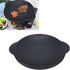 Korean BBQ Grill, Cast Iron Round Non Stick Grill Plate for Induction Cooktop and Stove