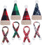 Geyoga 8 Pcs Mini Santa Hats and Scarves Decor Doll Christmas Accessories Small