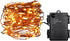 Kangheshun Lights,1 Pack Decor(5m/16ft Timer Blinking Tiny Led Fairy Mini Battery Powered Copper Wire Starry Small