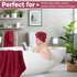 QUBA LINEN Pack 8 Set, 2 2 4 100% of Towels Large Bath Towels, Hand Towels, Wash Cloths, Cotton, Lighter Weight
