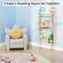 BOSAIDONG 3-Tier 3 Wall Mounted Kids BookshelfHanging Kids Bookcase, Toy and Book Storage Bookshelf in Bedroom, Living