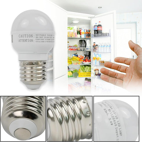 for Whirlpool Refrigerator Freezer LED Light Bulb, W11125625 W10820003 W11216993 Replacement