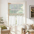 jinchan 24 Inch Set 2 Linen Tie Top Curtains Length Farmhouse Cafe Curtains of for Bedroom Bathroom Rustic Small