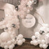 KOMOREBI 10 Inch White Balloons - 100pcs Plain Latex Balloons for Birthday, Engagement, Wedding, Baby Shower Decorations