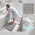 Yimobra Memory Foam Bath Mat, Super Soft Absorbent Non Slip Bathroom Rug 24x17 Inch, Gray