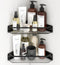 Corner Shower Caddy, 2 Pack Adhesive Bathroom ShelvesAcrylic Shower Shelf Rack, No