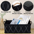 Small Collapsible Baskets, Fabric Storage Bin Organizer for Shelves, Dark Gray for Underwear, Socks, Baby Products