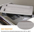 2 Pack Toaster Cover, 2 Slice Silicone Toaster Lid Bread Machine Accessories in Grey