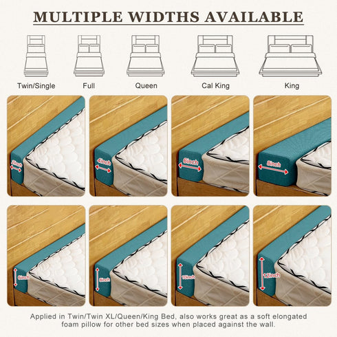 Blue-LxWxH-54 2 10in) Mattress Extender for Twin/Twin XL/Queen/King Bed, Bed Gap/Space/Crack Filler Between Headboard