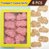 8 Set Set Transportation Vehicle Cookie Cutters with Plunger Stamper Piece Construction Vehicles Cookie Cutters Car