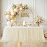 Suppromo 9ft Champagne Tulle Table Skirts, Tutu Table Cloth Cover for Wedding Birthday Party Decor