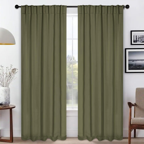 Superior Blackout Curtains, Room Darkening, Bedroom, Drapes, Kitchen, Living Room Window Accents,
