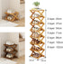 Closet 4 YYW Shoe Rack, Foldable Bamboo Shoes Shelf, Freestanding Shoe Storage Organiser for Entryway, Hallway