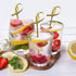 BLUE TOP Bamboo Cocktail Picks 100 PCS, 6 Inch Looped Knot Skewers, Food Picks, Party Toothpicks for Appetizers,