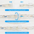 LED Rope Lights Outdoor, 108 LEDs, 16Ft Connectable Flexible Strip Lights, 110V Plug Waterproof for Indoor Tree Patio