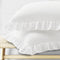 KKJIAF Ruffle Pillow Cases Queen Size Set of 2, Ruffled Pillow Covers