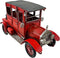 Berfutall 10'' Iron Classic Red Classic Cars Model Collectible Vehicle Decoration for Table Top Decor