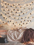 17Ft 50 LED Fairy String Lights with Clear Clips, Perfect for Dorm, Bedroom, Wedding Decor