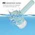 Electric Spin Scrubber, Folding Rechargeable Cleaning Brush for Bathroom with 3 Replaceable Brush Heads
