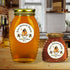 Set 40 of Natural Honey Jar Labels - Glossy Stickers & Tags