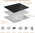 Insulated Air Conditioner Cover for Window Units, 3 Layers Waterproof Insulation Window Ac Cover Black Outdoor AC Protection Covers Dustproof Winter Window AC Cover for Outside Unit 21"L × 15"H × 16"D