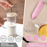Double Whisk Milk Frother, Handheld Electric Blender Stick, Battery Operated Foam Maker for Coffee and Hot Chocolate