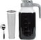 Cold Brew Coffee Maker Pitcher, 64 OZ Heavy Duty Glass Mason Jar, Stainless Steel Infuser Filter