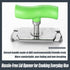 Jar Opener for Weak Hands, Adjustable Stainless Steel Can Opener for Seniors, Hassle-Free Lid Opener (Green)