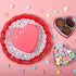 Heart Shaped Cake Pans, 3 Pcs Silicone Molds 4 6 8 Inch, Non-Stick Heart Cake Pans for Valentine's Day
