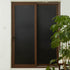 VELIMAX Total Blackout Window Film, Silk Black Decorative Privacy Film, Removable Window Tint 100% Room Darkening
