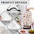 Coffee Pattern Dust Cover for Kitchen Appliances, Compatible with Stand Mixer, Coffee Maker, Juicer, Food Processor