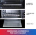 Total Chef 4 Slice Toaster Oven, Compact Kitchen Appliance for Pizza, Bake, Toast, Broil, Black and Stainless Steel