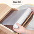Glotoch Shelf Liner 17.5" x 30 ft, Non Adhesive Waterproof Durable Refrigerator, Kitchen, Drawer Liners, Clear